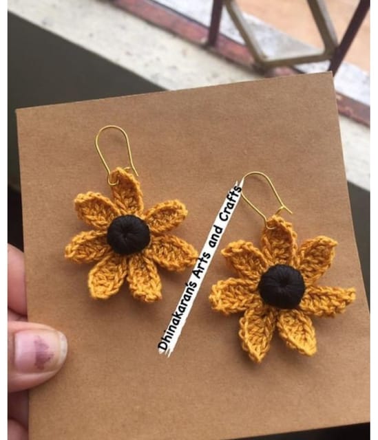 Dreamflower Crochet Earrings
