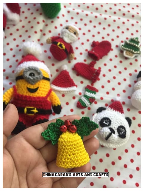 Christmas Bell Crochet Soft Toy