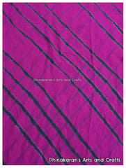 Pink Georgette Lehariya Fabric