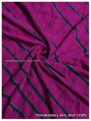 Pink Lehariya Fabric