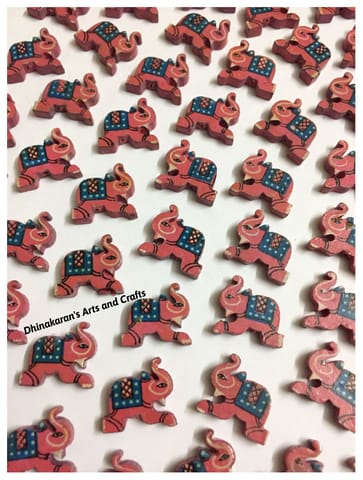 PINK Elephant Buttons