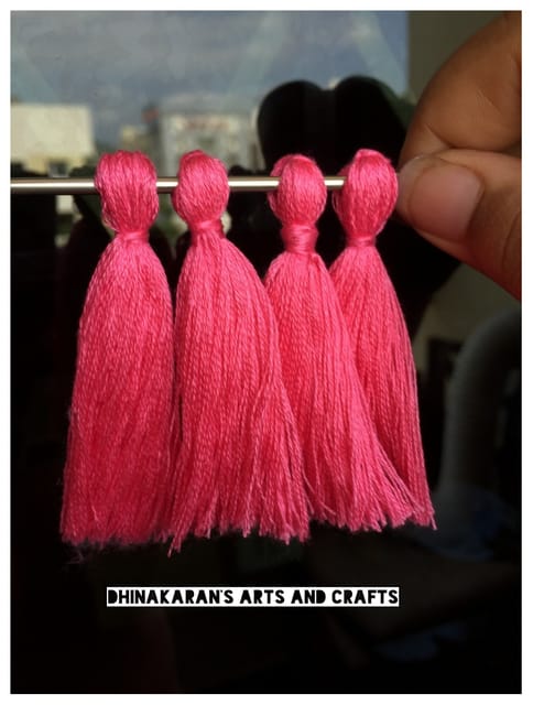 Pink Thread Tassels