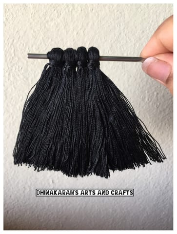 Black Thread Tassels