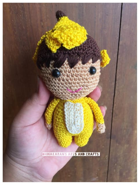 Crochet Banana Boy