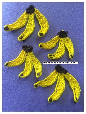 Banana Crochet Patch