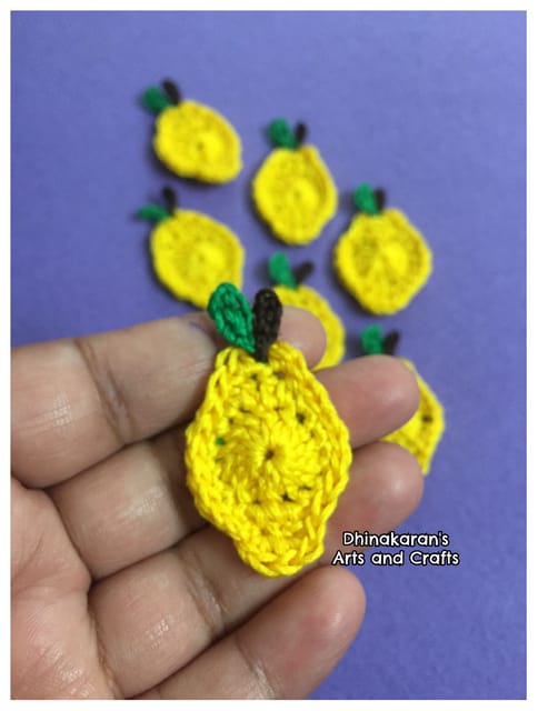 Lemon Crochet Patch