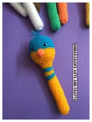 Birdie Crochet Baby Rattle