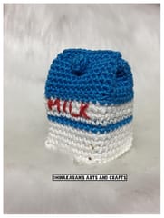 MILK PACK Miniature Crochet Soft Toy