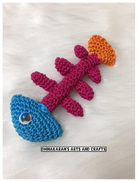 Fishbone Crochet Miniature Soft Toy