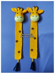 Giraffe Crochet Bookmarks