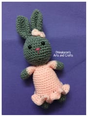 Frock Bunny Crochet Soft Toy