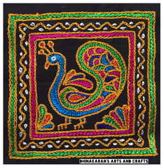 Peacock Kutchwork Patch-(3)