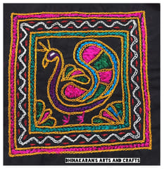 Peacock Kutchwork Patch-(4)