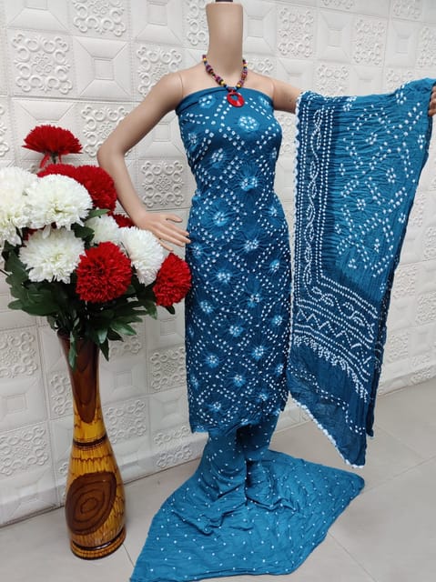 Classic Bandhani Dress Material