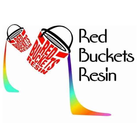 Red Buckets Resin