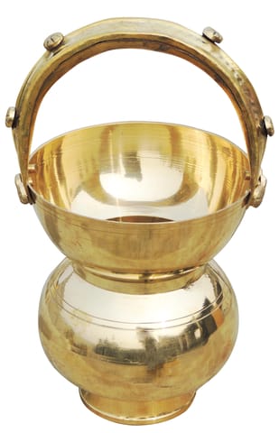 Brass Kamandal - 5.7*5.7*10.5 inch (Z129 D)