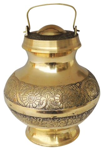 Brass Ganga Jali No. 4 - 820 ml - 5.3*5.3*7 inch (Z200 O)