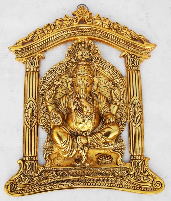 Showpiece Frame Ganesh Hanging  - 9*1*11 inch (AS337 G)