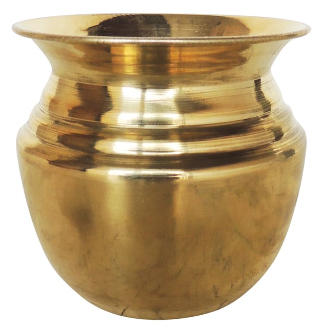 Brass Handi Lota No. 2 (MOQ- 6 Pcs.) - 2.6*2.6*2.2 inch (Z284 A)