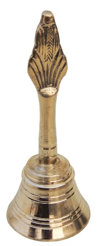 Brass Pooja Hand Bell, Garun Ganti - 2*2*4.5 inch (F676 C)