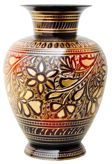 Brass Home & Garden Decorative Flower Pot , Vase - 5.5*8*8.5 inch (F328 C)