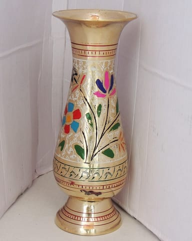 Brass Home & Garden Decorative Flower Pot, Vase - 3*6.5*7.4 inch (F659 E)
