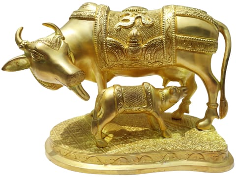 Brass Showpiece Gaye Bachdha SF Statue - 11*6*9.5 inch (BS002)