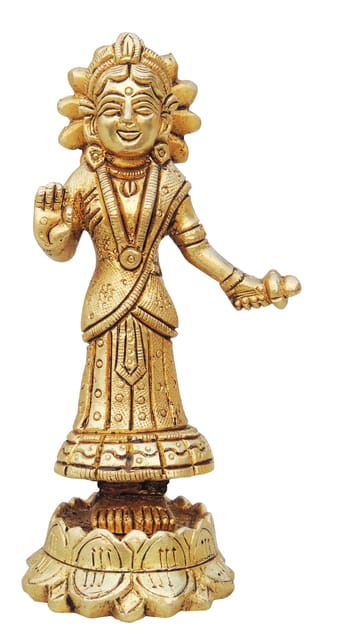 Brass Showpiece Radha Ji Statue - 2.5*2*5 inch (BS1263 R)