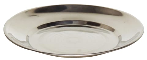 Dinner Plate Silver Touch Quater (26 Gauge) (MOQ : 6 Pc.) - 7.1*7.1*0.5 inch (S090 A)