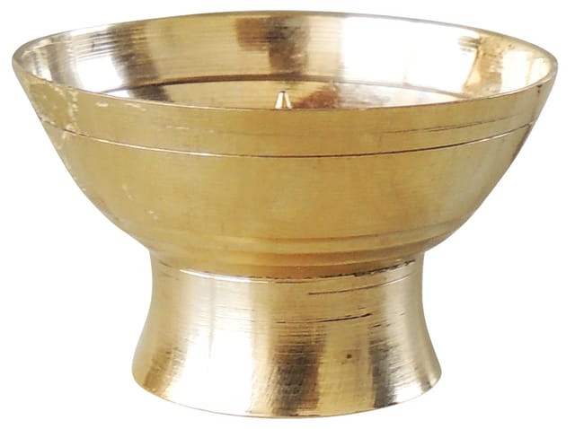 Brass Dhoopbatti Stand Incense Holder (MOQ : 12 Pc.) - 1.6*1.6*1 inch (Z220 C)