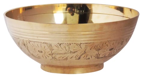 Pure Brass Bowl - 6.5*6.5*3 inch (Z277 E)