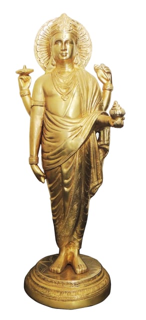 Brass Dhanvantri ji Idol - 7*6*19 Inches (BS913 E)
