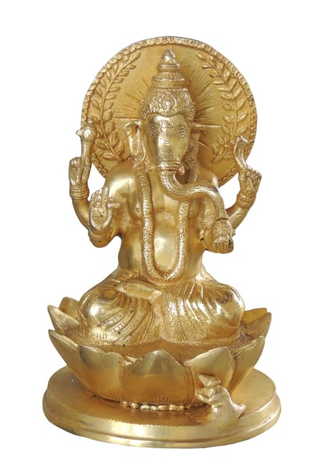 Ganesh on Kamal-6*6*9.2 Inches (BS1034 G)