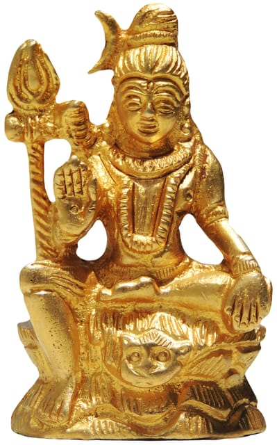 Brass Showpiece Shankar Ji Statue - 2*1*3 Inch (BS027 A)