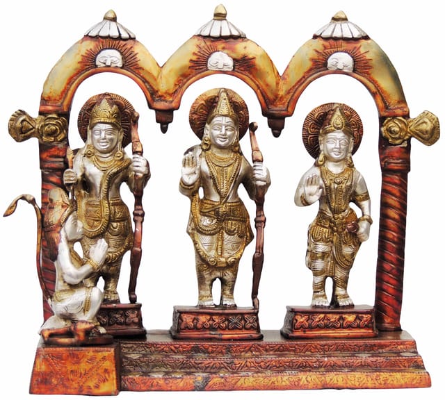 Brass Showpiece Ramdarbar Statue - 10*4.5*10 Inch (BS666 E)