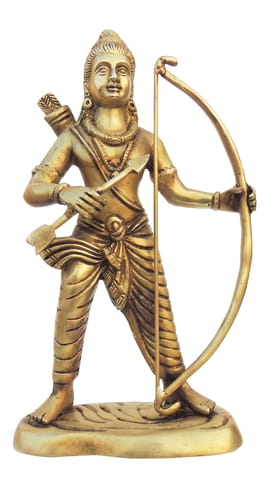 Brass Showpiece Ram Ji Statue - 6*3*11 Inch (BS1358 C)