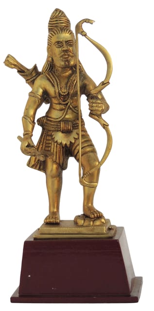 Brass Showpiece Parshuram God Idol Statue - 5.6*4*13 Inch (BS1339 B)