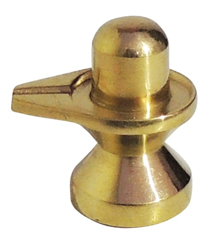 Brass Showpiece Shivling Statue - 1.5*1*1.6 Inch (BS997 C)