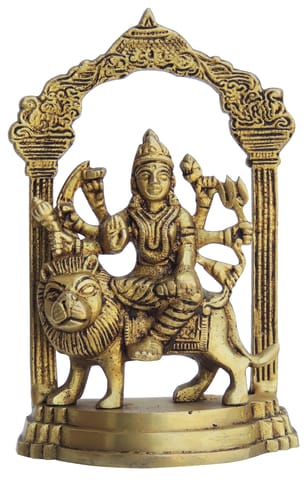 Brass Durga Ji God statue idol - 3.5*1.6*5.5 Inch (BS1044 F)