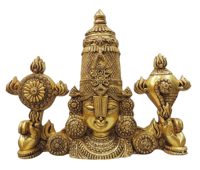Brass Wall Hanging Showpiece Tirupati Bala Ji Statue  -19*3*15 Inch (BS1420 D )