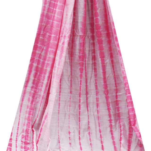 Chanderi  Tie and Dye sequins thread  Muslin embroidery -  KCC162815