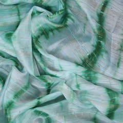 Chanderi Tie and Dye Muslin Print -  White - KCC162817