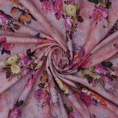 Spun Floral Print - Baby Pink - KCC95501