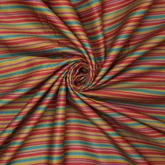 Pashmina Multi Coloured Stripe Print - KCC111889