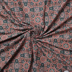 Cotton Traditional Pattern Kalamkari Print - KCC132866