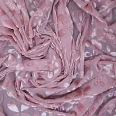 Floral Brasso Velvet - Baby Pink - KCC96407