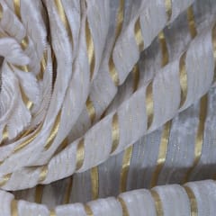 Brasso God Stripe Velvet - White - KCC75797