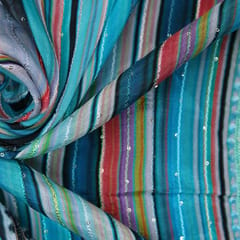 Chinon Multi - Colored  Print Embroidery - KCC111615