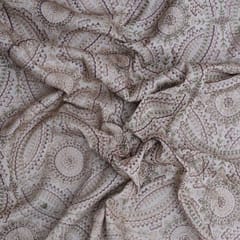 Nokia Silk Ancient Pattern Embroidery - Off white - KCC43164