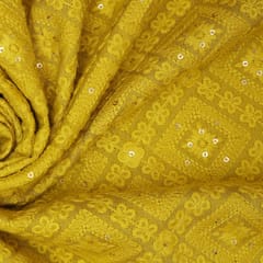 Nokia Silk Jaal Sequins Thread Embroidery - KCC167104